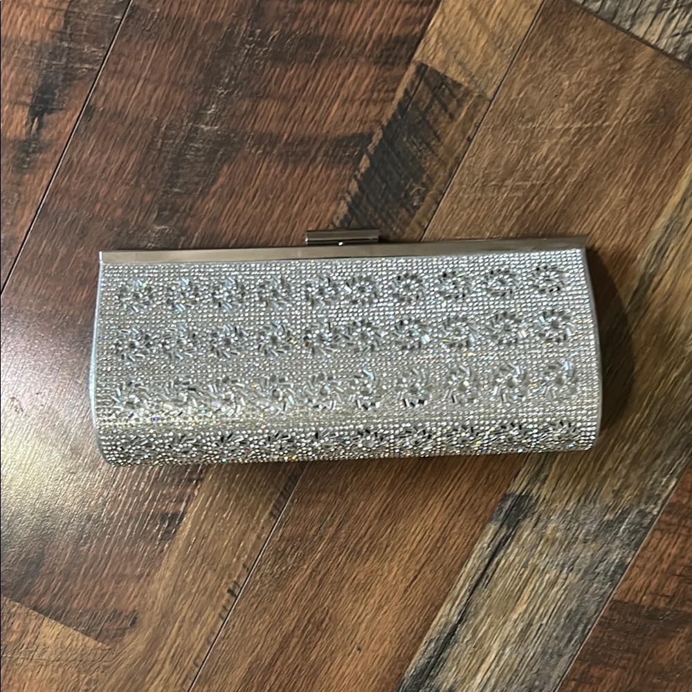 Elegant Silver Clutch